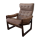 Genega Møbler leather armchair, Denmark, 1960s.