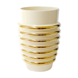 Large Ceramic Vase Art Deco / Manufacture Ferjac, France