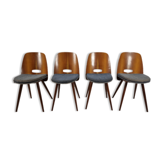 Dining Chairs from Tatra, 1960s, Set of 4