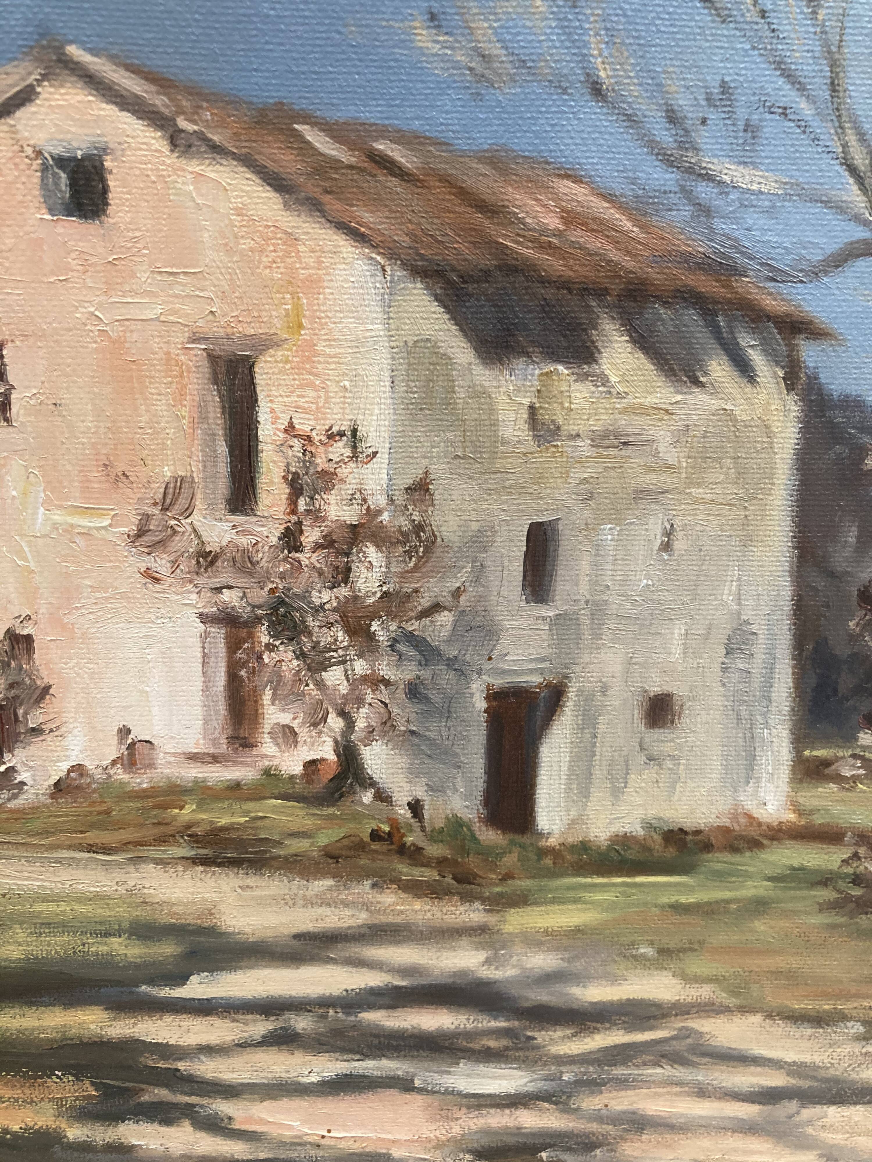 Landscape painting signed