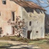 Landscape painting signed