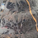 Art Deco Bonbonnière in Black Boom Hyalite Glass from the De Rupel Glassworks