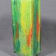 Vase La Rochère en verre soufflé polychrome, années 1970