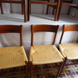 Set of 6 chairs Scandinavian rosewood