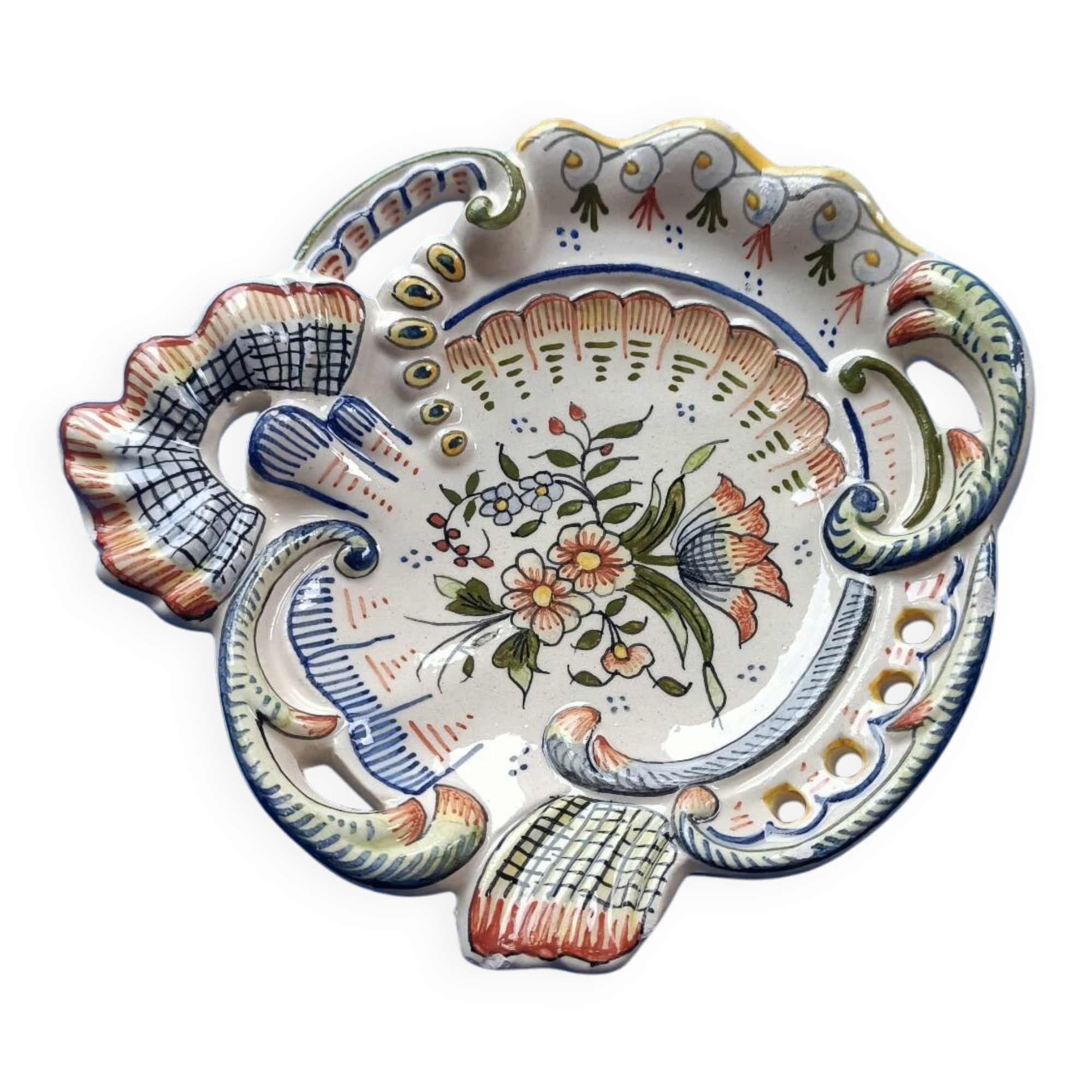 Handmade ashtray from Desvres pottery 💐