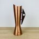 Scandinavian copper and teak vase from the 60s