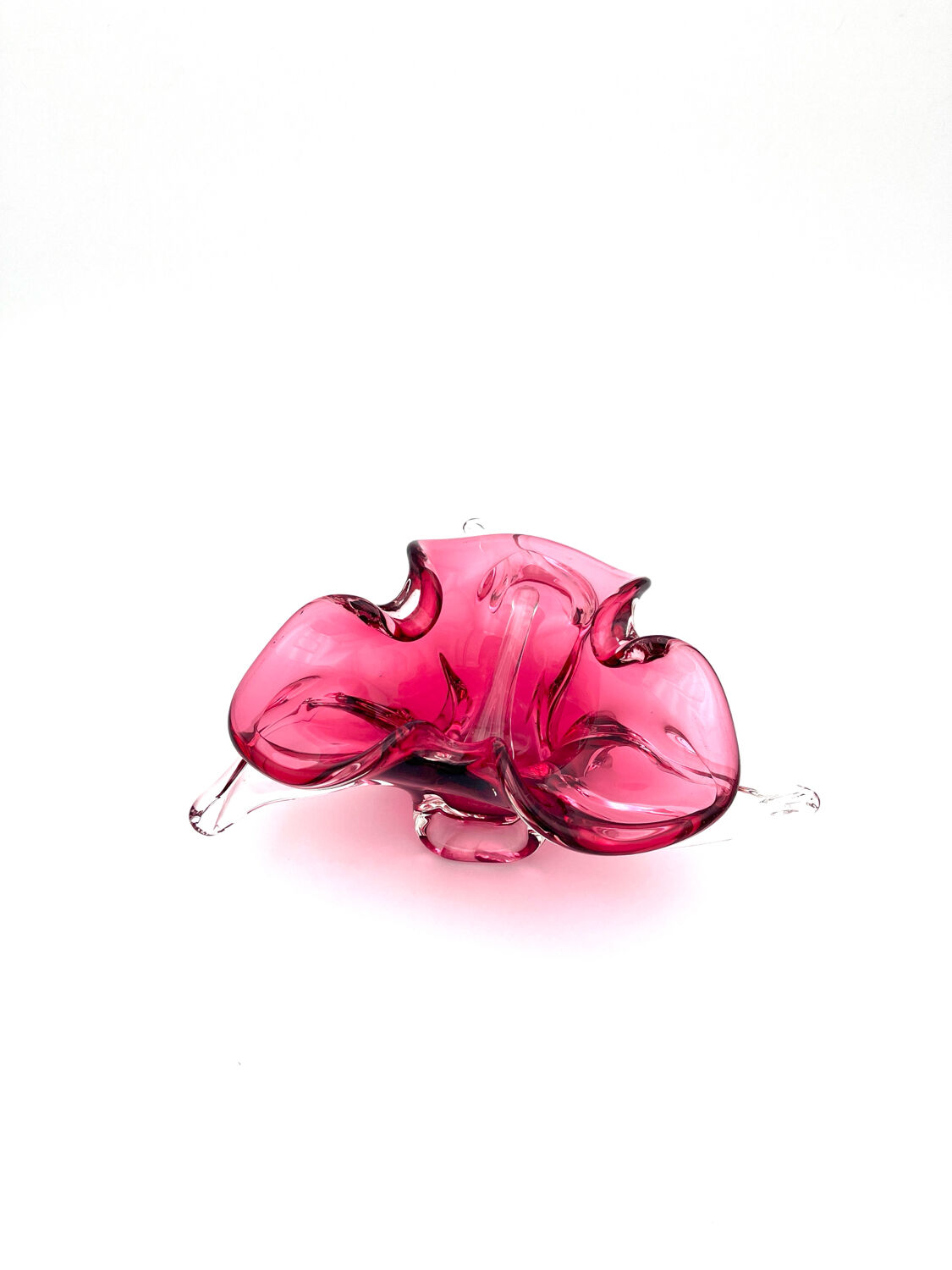 Rare Coupe Mortier et Pilon - Murano - Cristal Ru- Circa 195