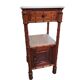 Table de chevet bois bambou du XIXème