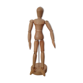 Wooden articulated man for O'cedar advertising