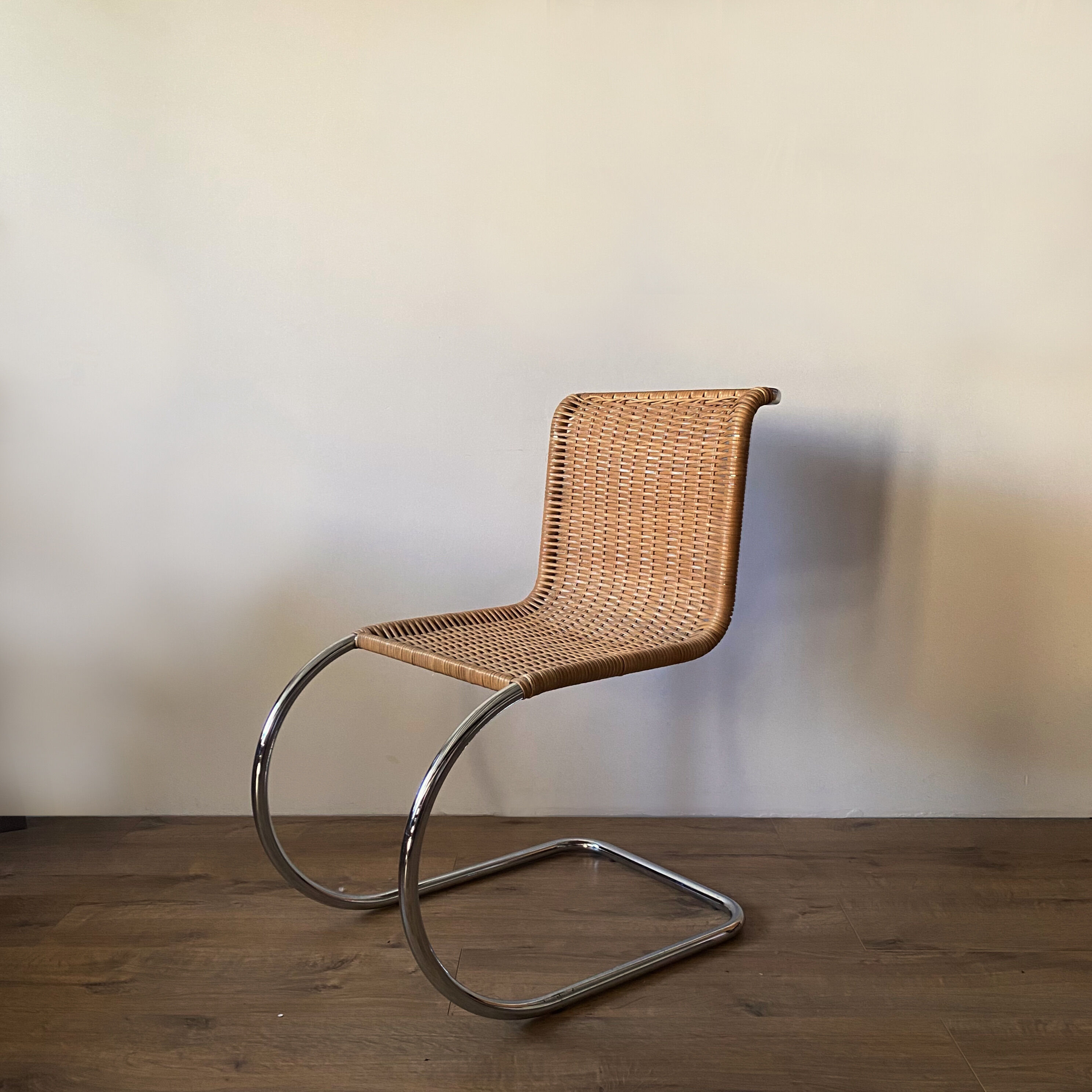 Chair MR10 mies van der Rohe rattan braided