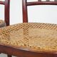 Set of 2 original vintage Thonet design bistro chairs with matte seats
