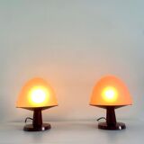 Pair of Dolly lamps by Franco Mirenzi for Valenti Luce, 1970's