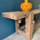 Old carpenter workbench