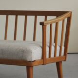 Mid Century Swedish Three Seater Sofa by Carl Malmsten, Model "Visingsö", 1960s