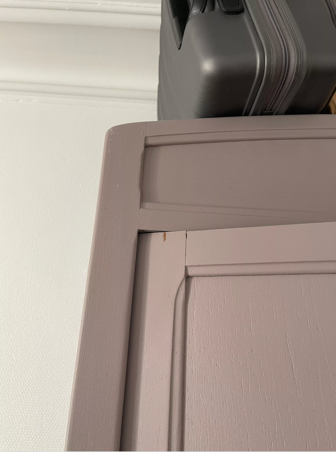 Parisian wardrobe with mirror