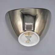 Bol Rosenthal Free Spirit in porcelain with silver metallic glaze.