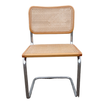 Chaise B 32 de Marcel Breuer en cannage