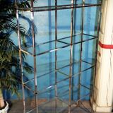 Floor on metal & glass 1970s