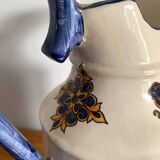 Old pitcher in earthenware G. Brachet – Limcolor – Terrasson – yellow decor