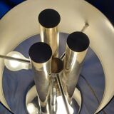 Vintage 1970s metal tubular lamp