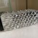Wall lamp RZB Leuchten textured molded glass and vintage bakelite
