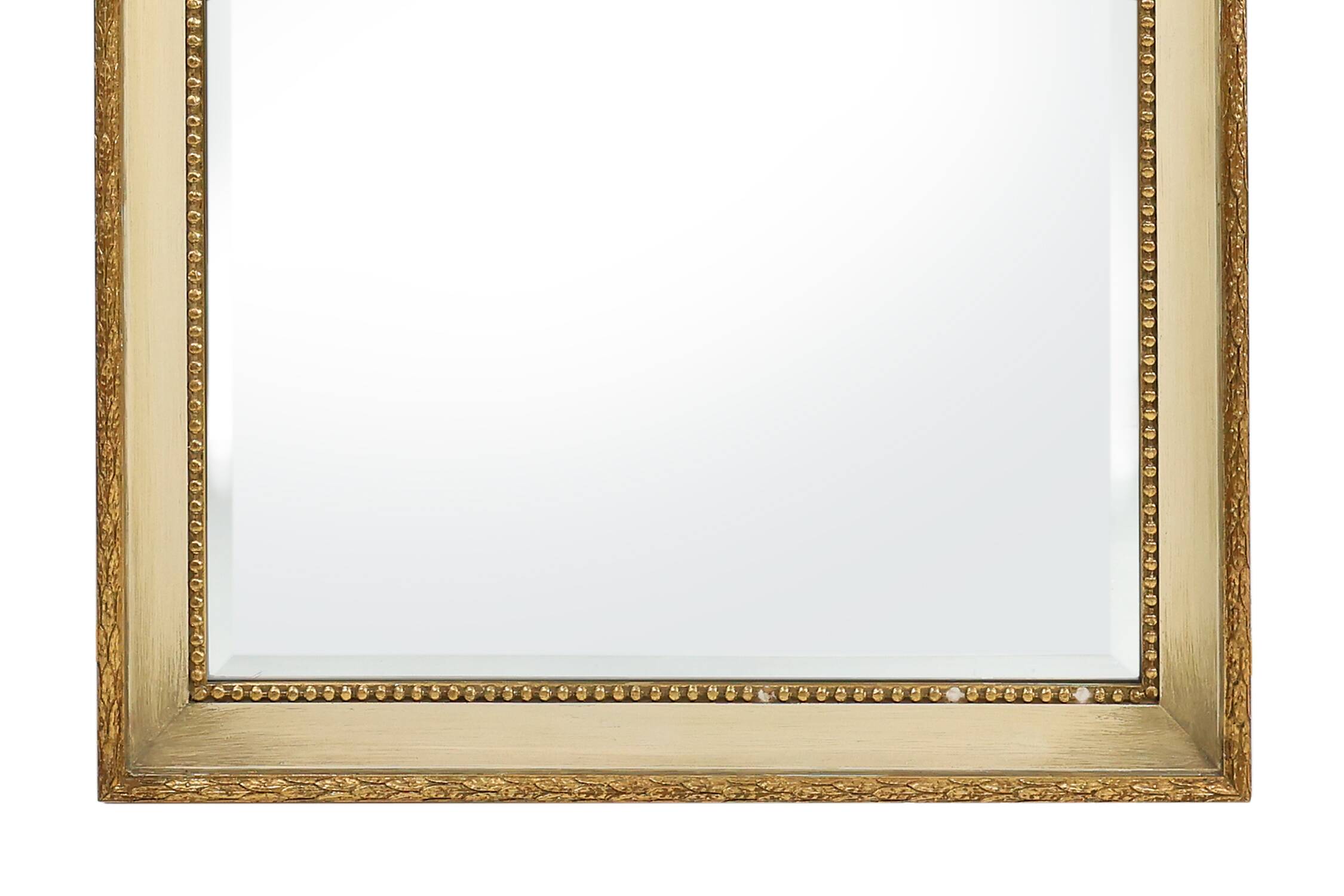 20th Century Napoleon III style mirror in wood with facet cut mirror, France