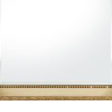 20th Century Napoleon III style mirror in wood with facet cut mirror, France