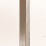 Chrome steel and glass coffee table