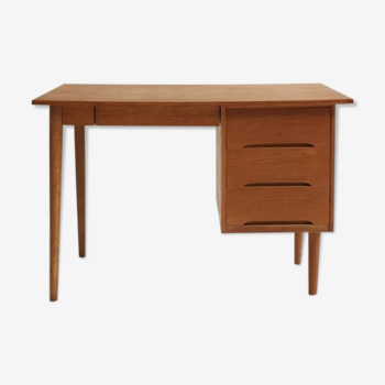 Bureau vintage en chêne 1960