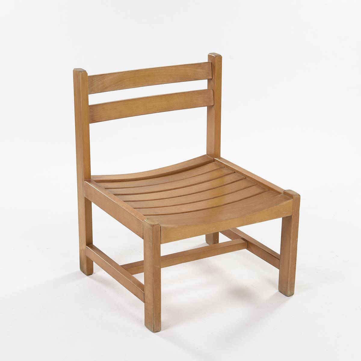 Pair of low chairs by André Sornay, circa 1960