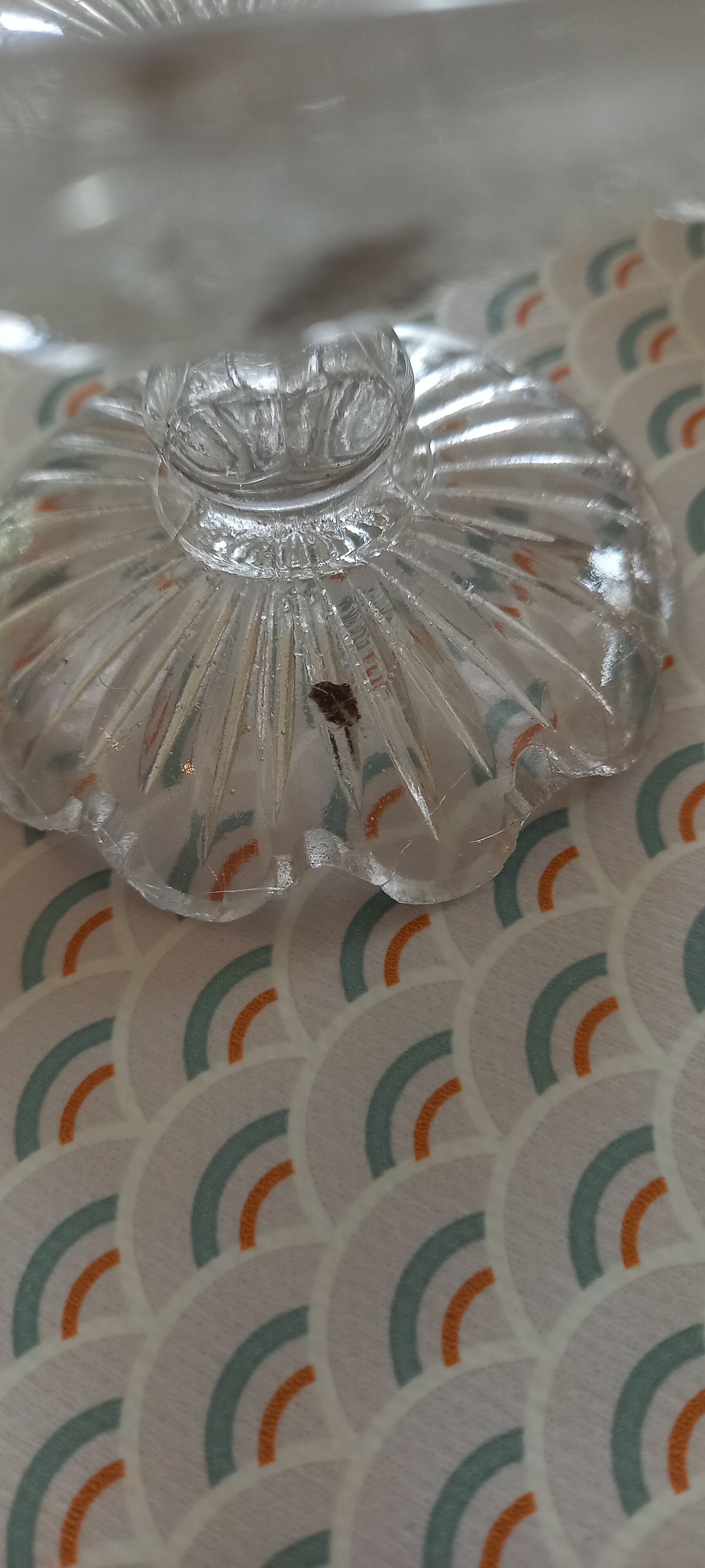Coupelle verre moulé