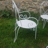 1960s wrought iron garden furniture
