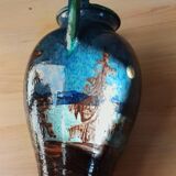 glazed ceramic vase 1920 signed François Sicard Vallauris