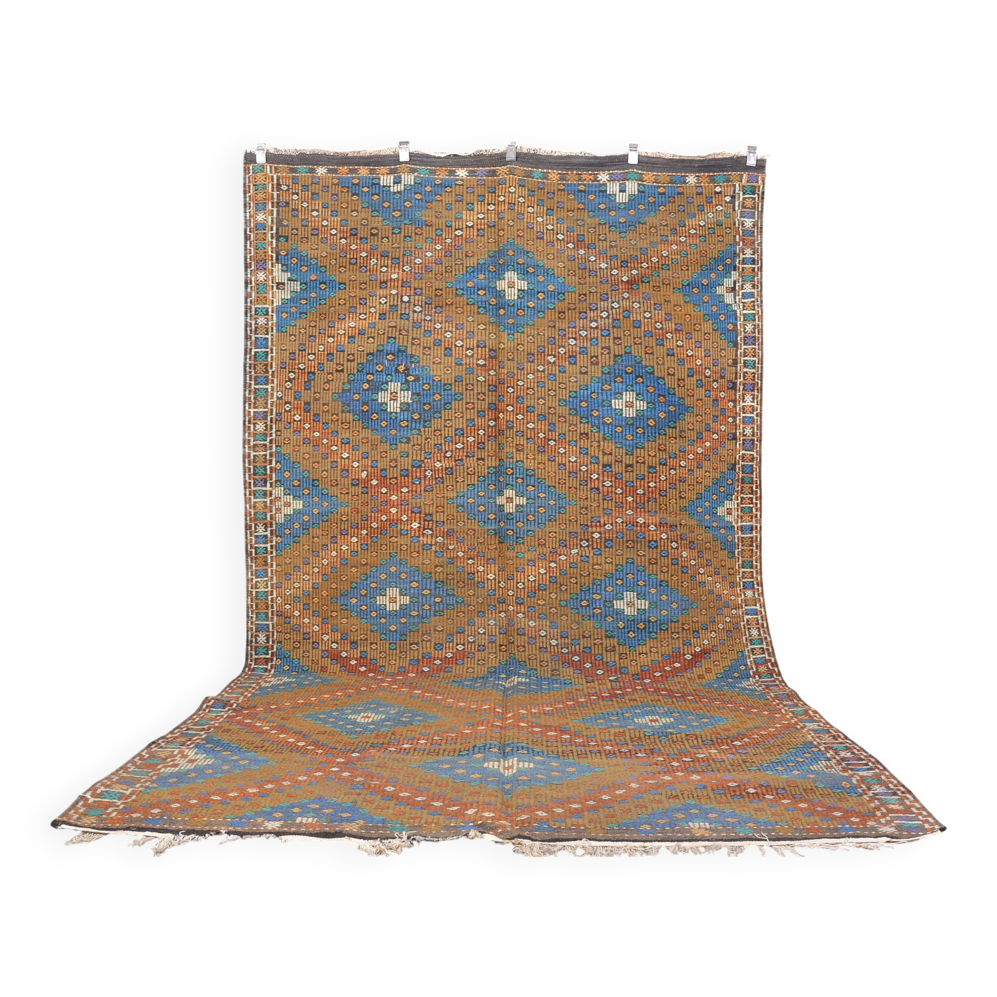 Oushak Anatolian Vintage Kilim Rug sku 1879