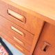 Teak ring buffet in vintage retro style from the 60s-70s.