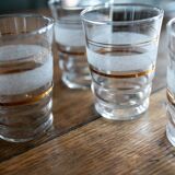 White granite glasses