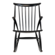 Rocking chair « IW3 » d'Illum Wikkelsø pour Niels Eilersen (Danemark, années 1950).