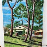 Landes landscape painting