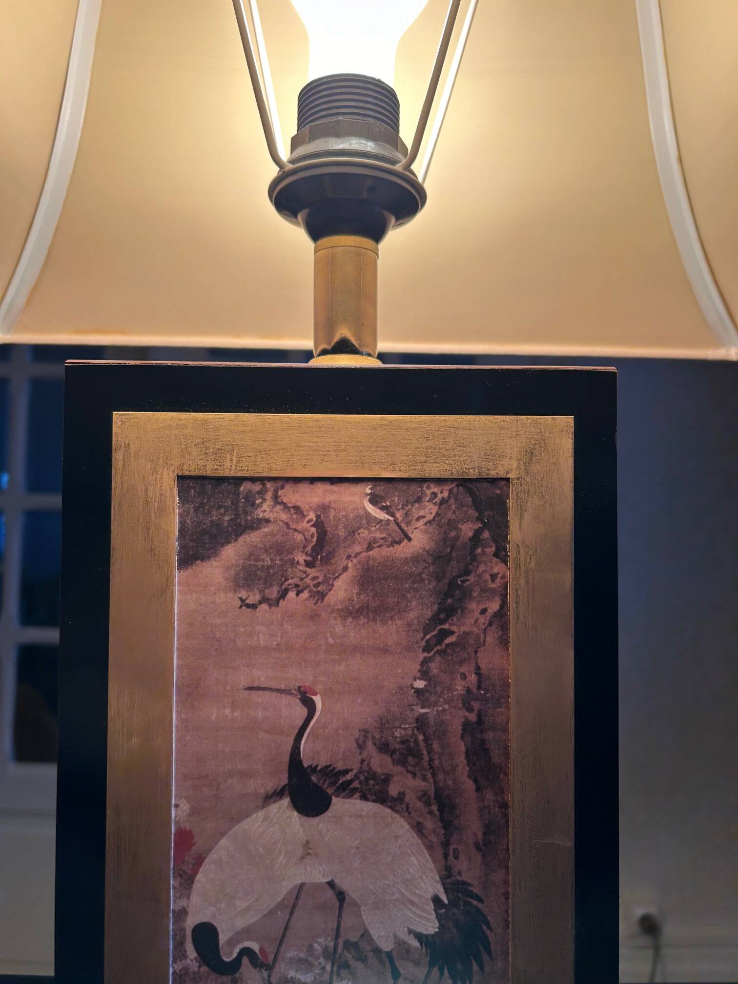 large asian pagoda lamp