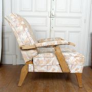 Paire d'Importants Fauteuils Réglables, Design Français, Circa 1950