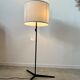 Ancien lampadaire design des années 50 en métal abat-jour réglable vintage