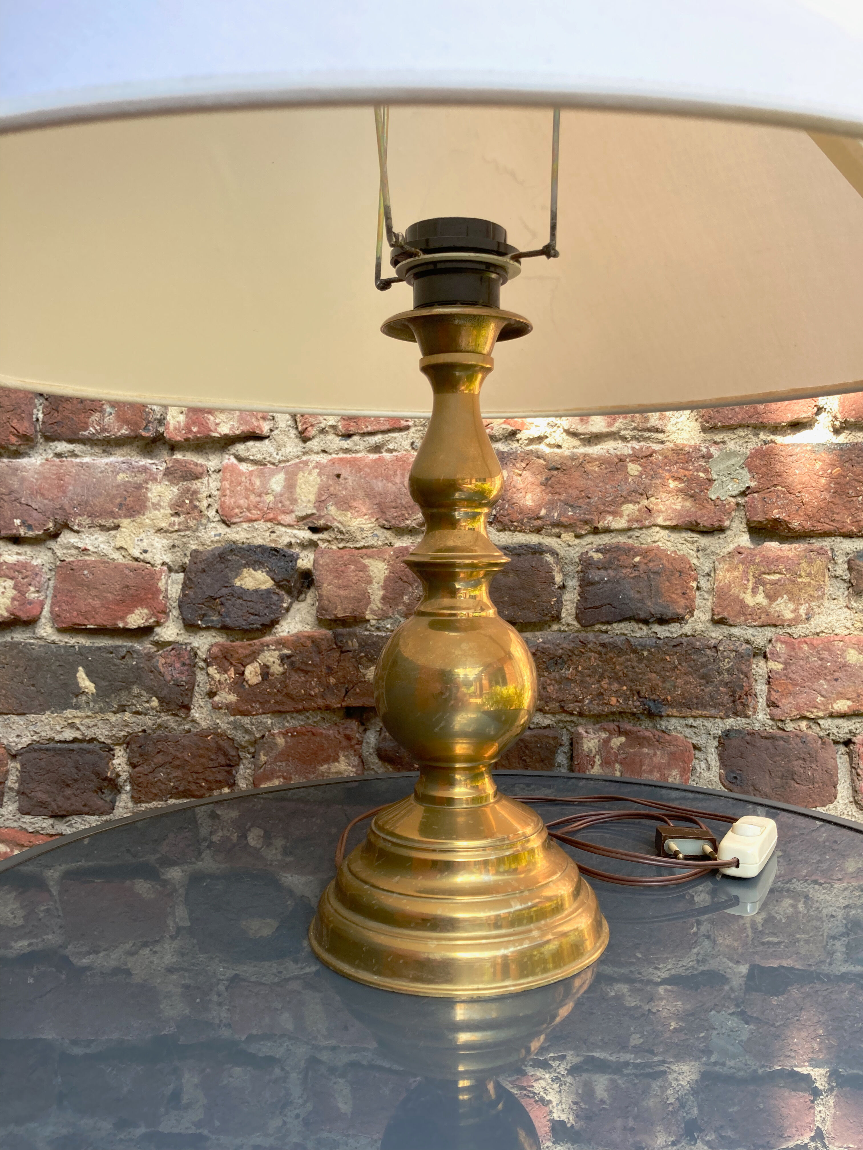Vintage brass table lamp