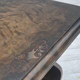 1950s, Danish artdeco coffee table with shelf, ash wood.