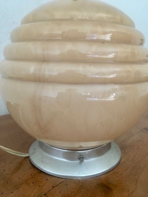 Clichy art deco lamp