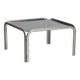 Coffee Table on Curved Chrome Legs