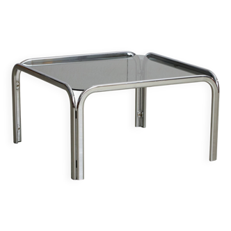 Coffee Table on Curved Chrome Legs
