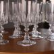 11 wine glasses, "Louvre" model, Cristal d'Arques