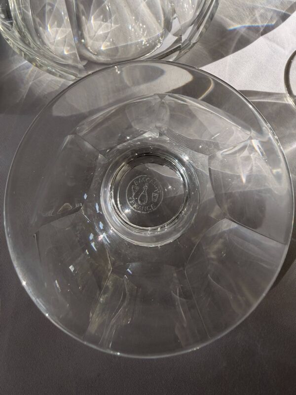 Suite de 6 Coupes à Champagne Baccarat - Modèle Talleyrand