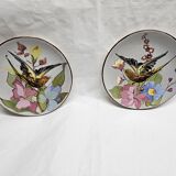 Set of 2 Giraud plates in Vallauris, diameter 16 cm
