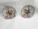 Set of 2 Giraud plates in Vallauris, diameter 16 cm